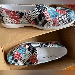Colorful Patchwork Slip-On beach Shoes